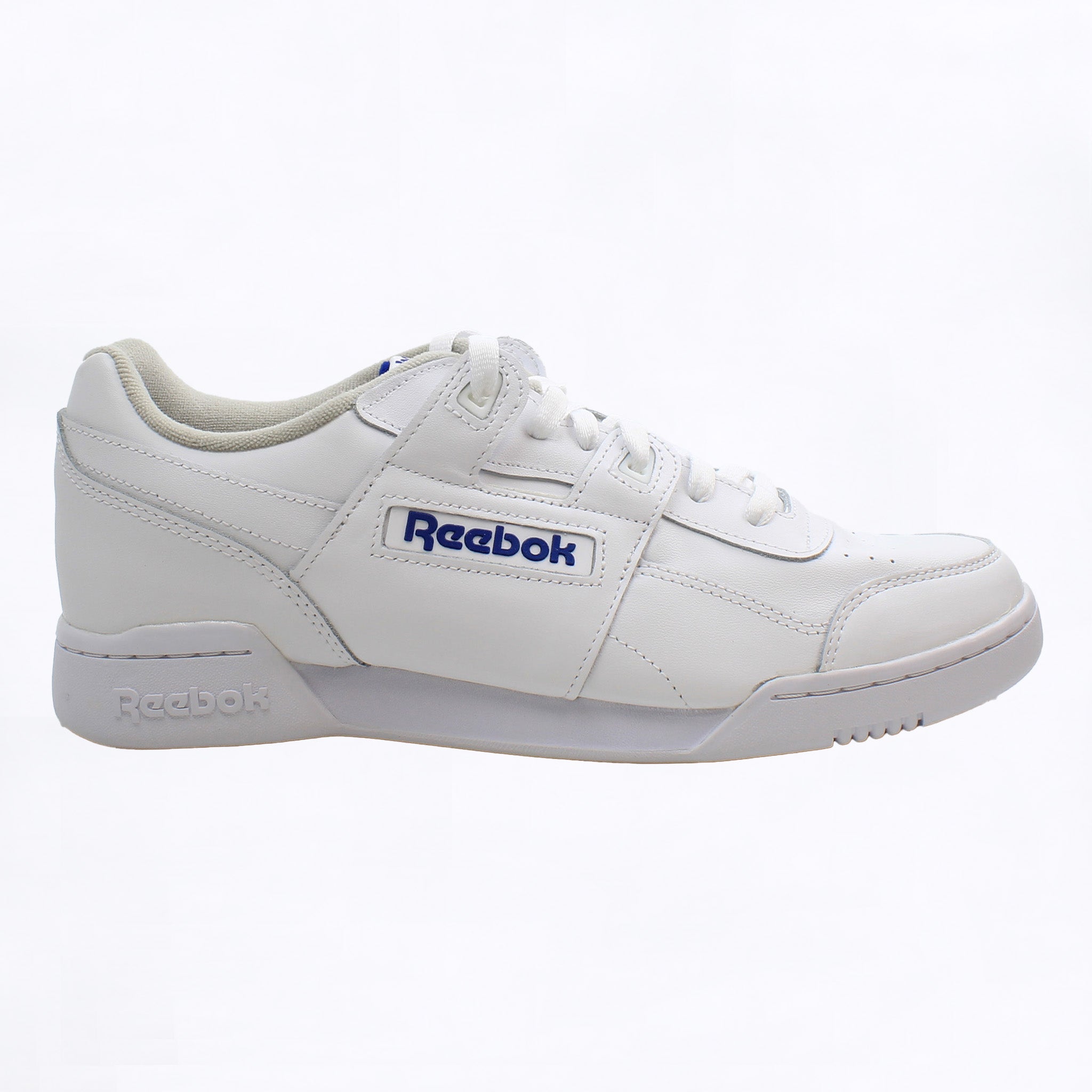 Reebok Workout Plus Mens White Trainers NO BOX