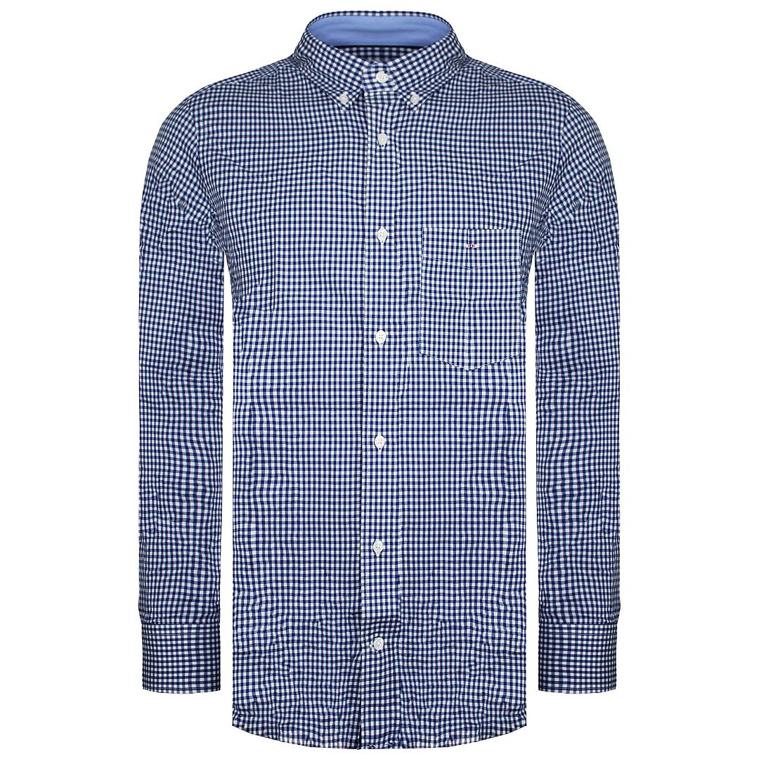 Eden Park Paris Regular Fit Mens Blue Oxford Shirt