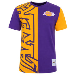 Mitchell & Ness NBA Los Angeles Lakers Fashion Kids Yellow/Purple  T-Shirt