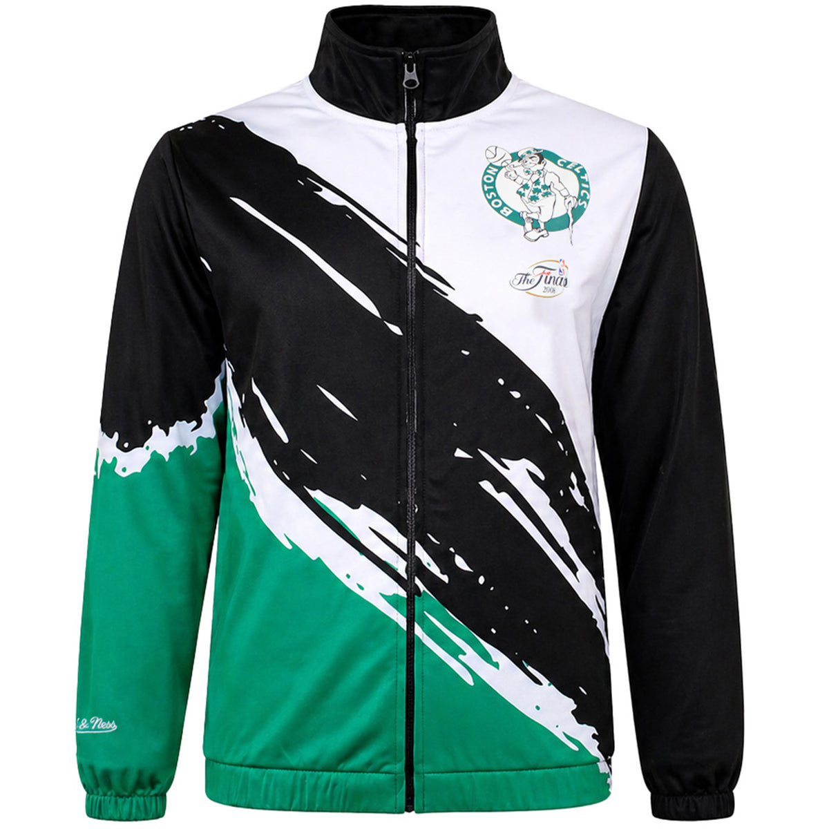 Mitchell & Ness NBA Boston Celtics Paintbrush Tricot Kids Black/Red Track Jacket