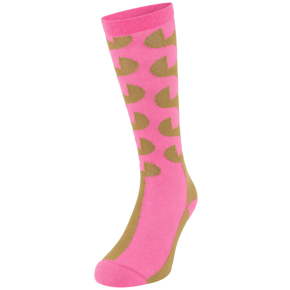 Asics Printed Long Womens Pink Socks