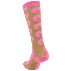 Asics Printed Long Womens Pink Socks