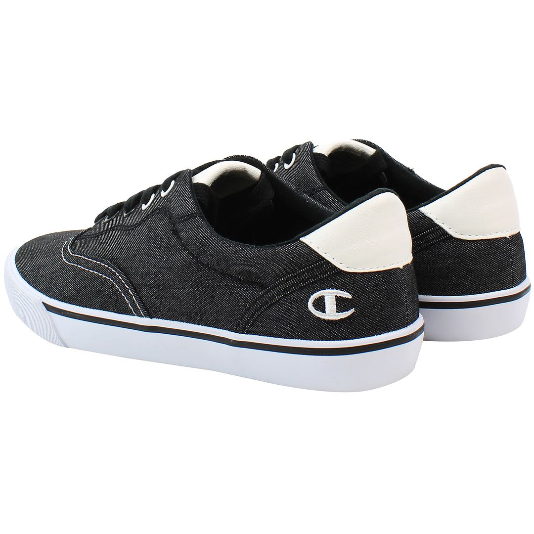 Champion Boston Womens Black Plimsolls