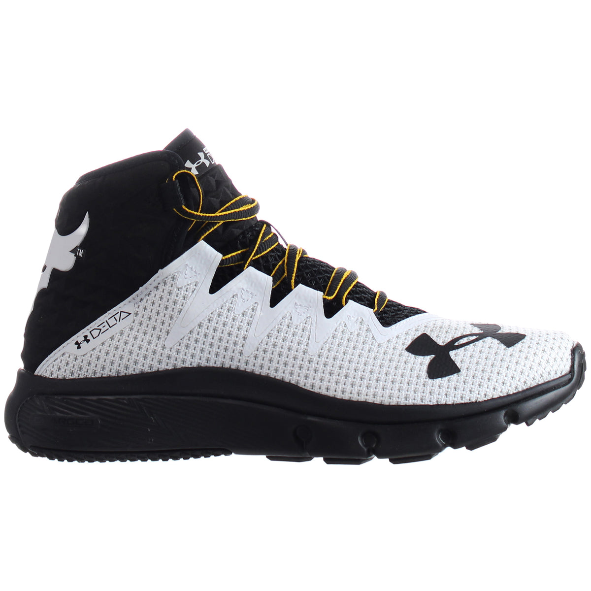 Under Armour Project Rock Delta Mens White Trainers