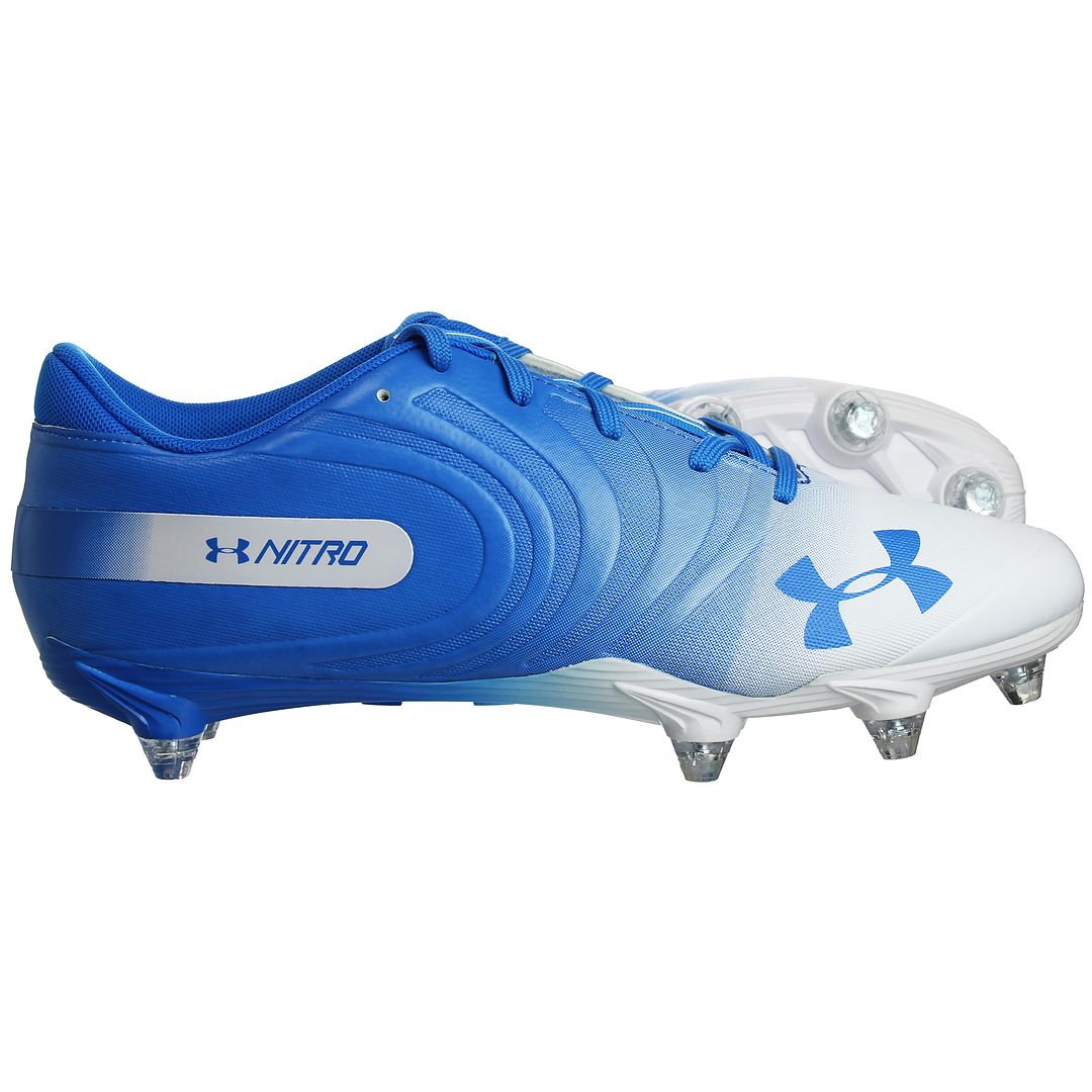 Under Armour Team Nitro Low Mens Blue Football Boots