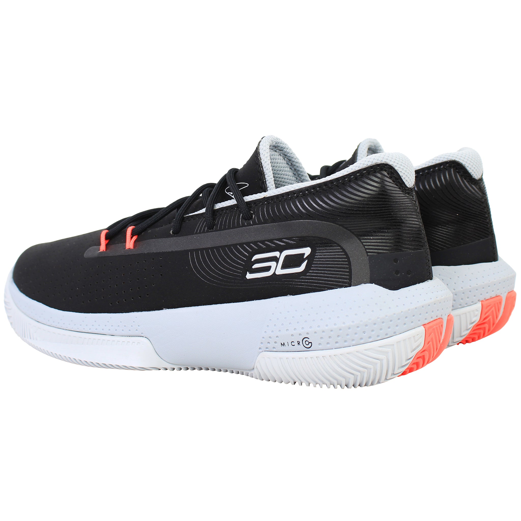 Under Armour SC 3 Zero III Kids Black Basketball Shoes