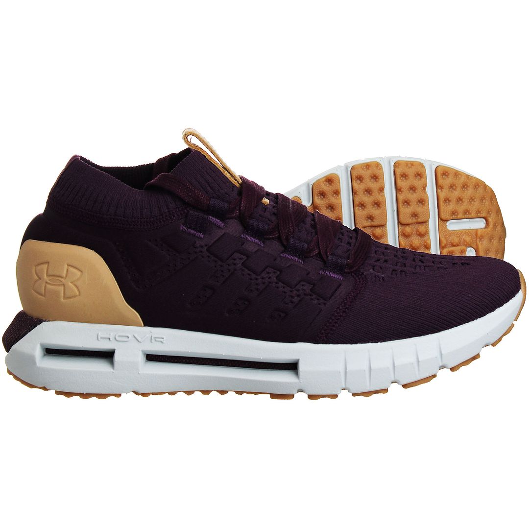 Under Armour HOVR Phantom Burgundy Trainers - Mens