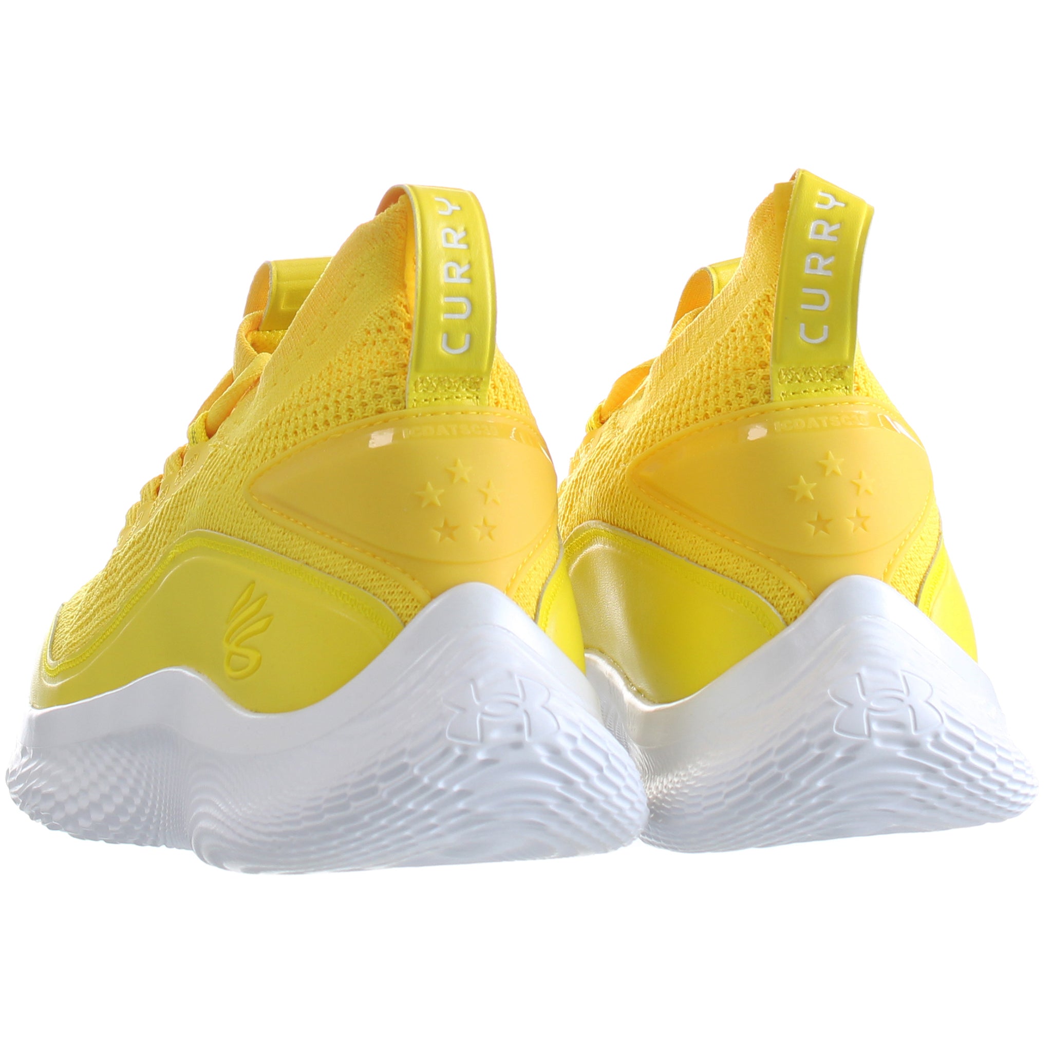 Under Armour Curry Flow 8 Mens Yellow Trainers