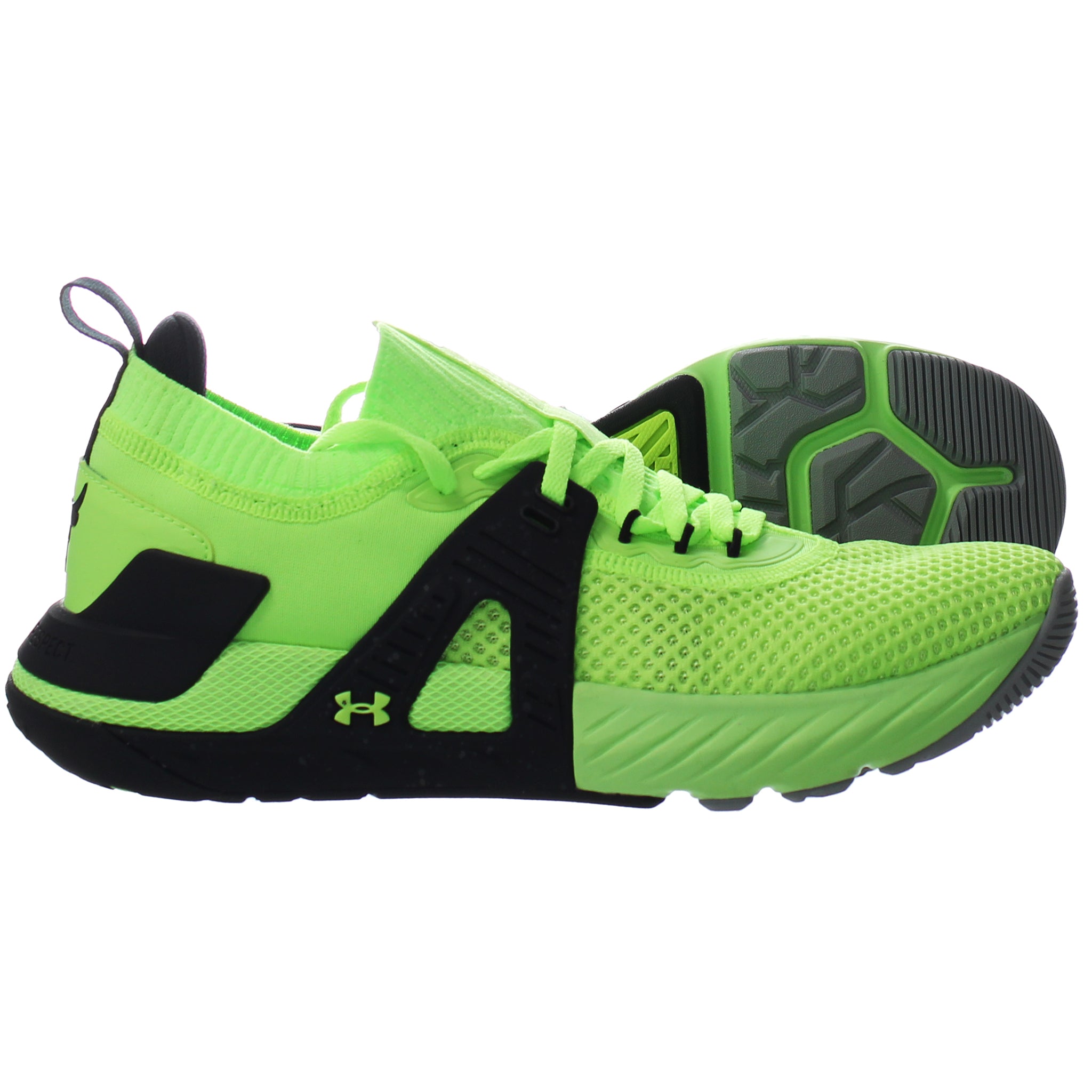 Under Armour Project Rock 4 Mens Green Trainers