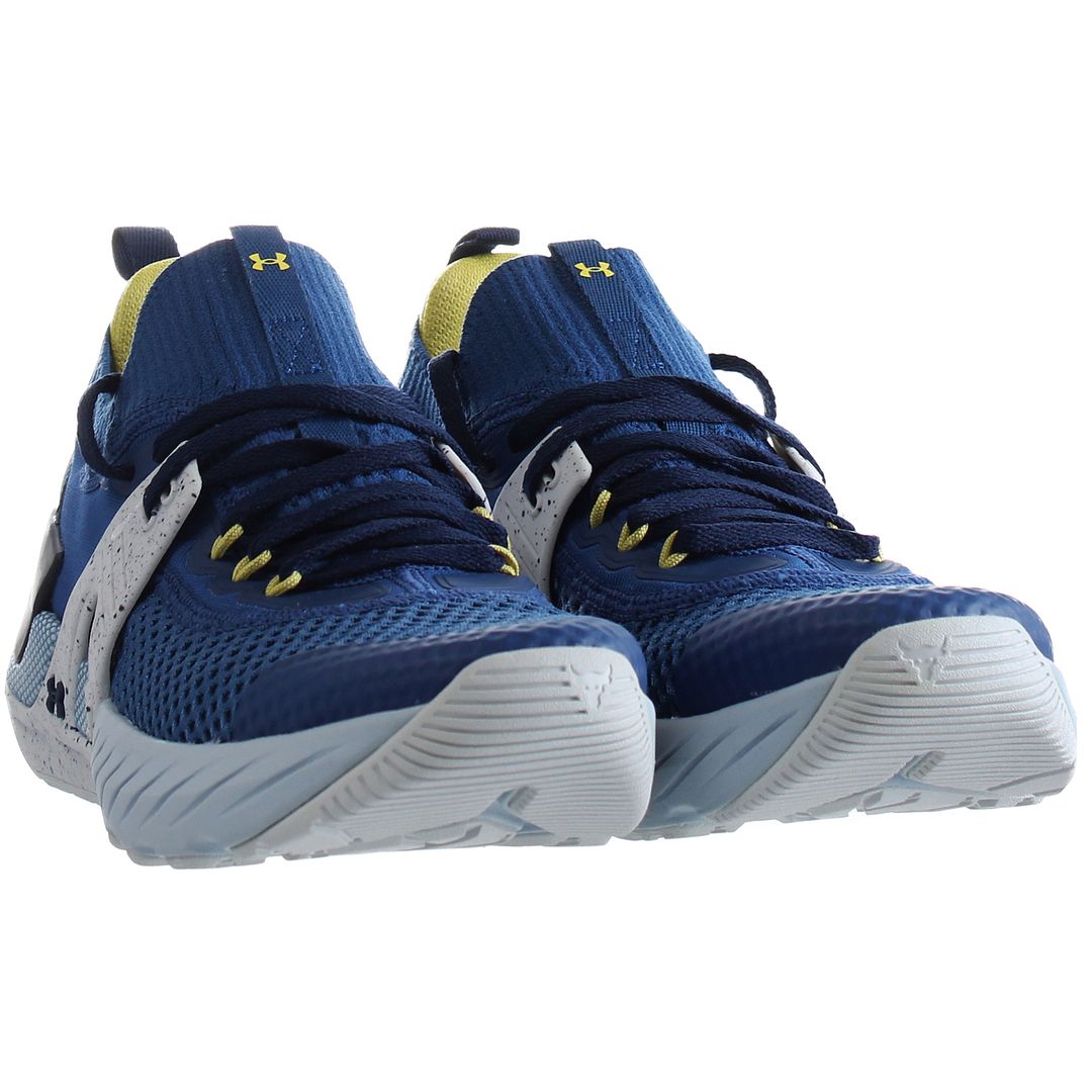 Under Armour UA Project Rock 4 Kids Blue Trainers