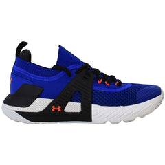 Under Armour x Project Rock 4 Kids Blue Running Shoes