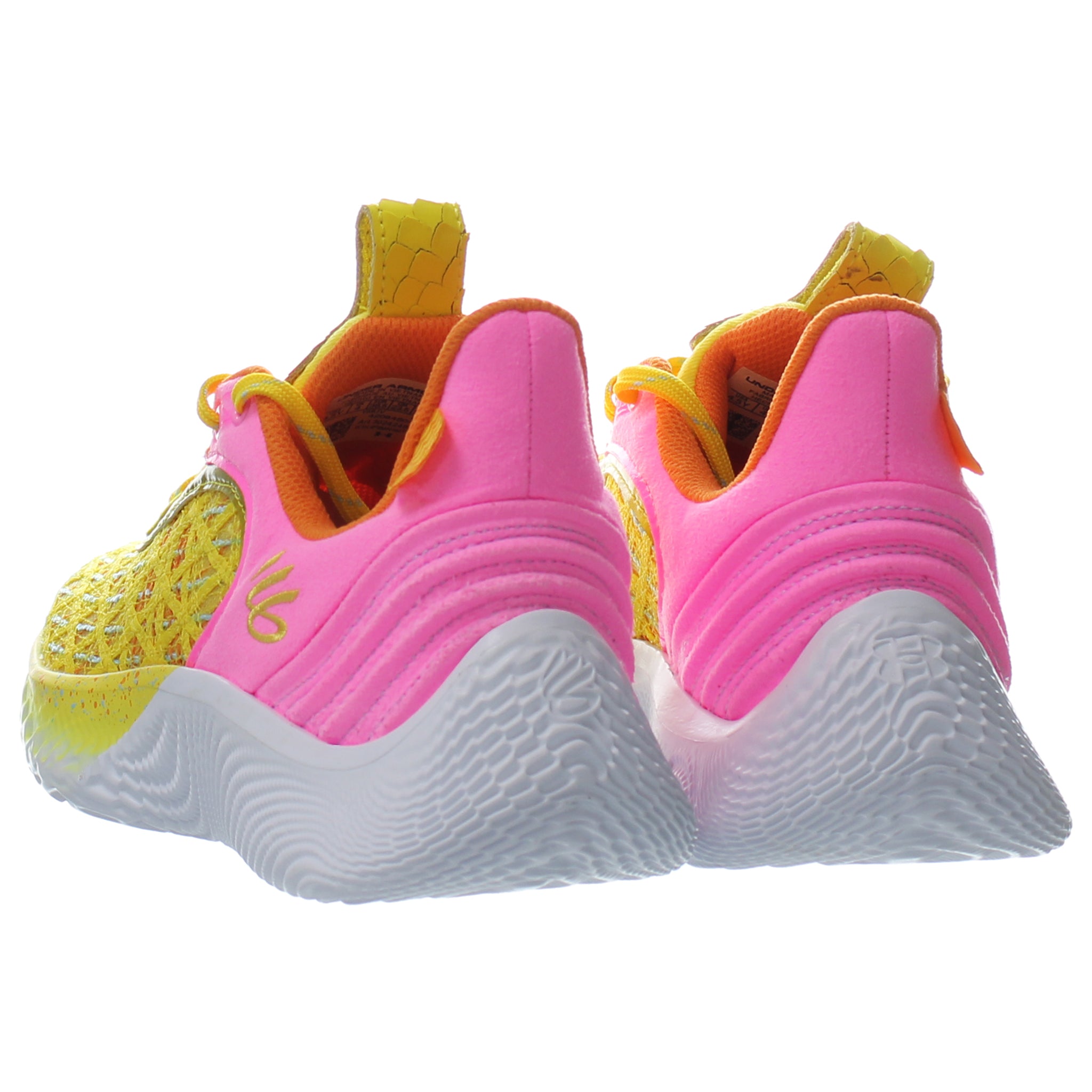 Under Armour Curry Flow 9 Sesame Street Yellow Kids Trainers