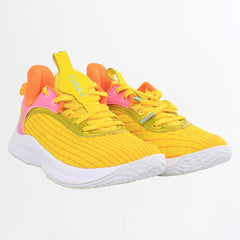 Under Armour Sesame Street x Curry Flow 9 PS Kids Yellow Trainers No Box