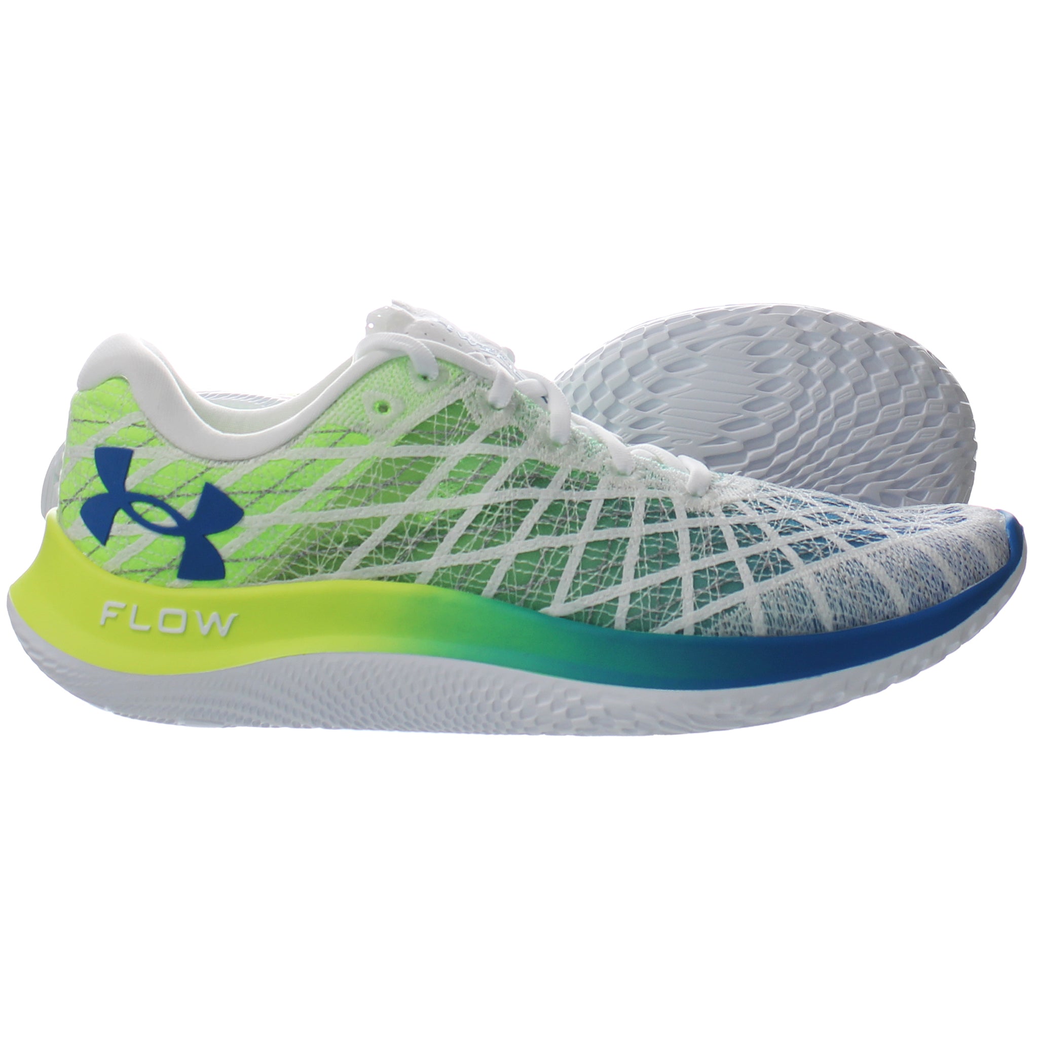 Under Armour Flow Velociti Wind 2 White Mens Running Trainers