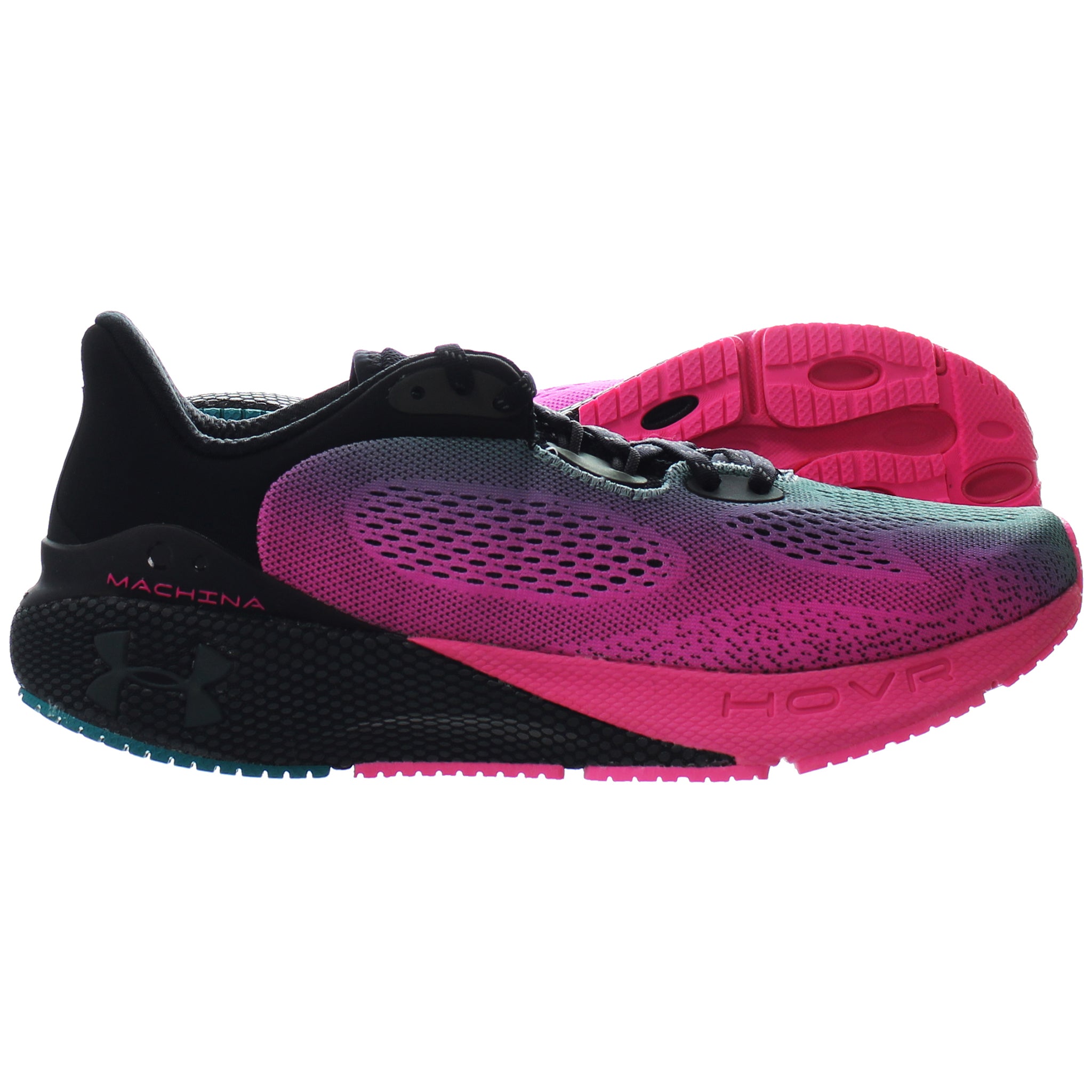 Under Armour Machina 3 Daylight Mens Black/Pink Running Trainers