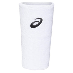 Asics Logo White Wide Tennis Wrist Band