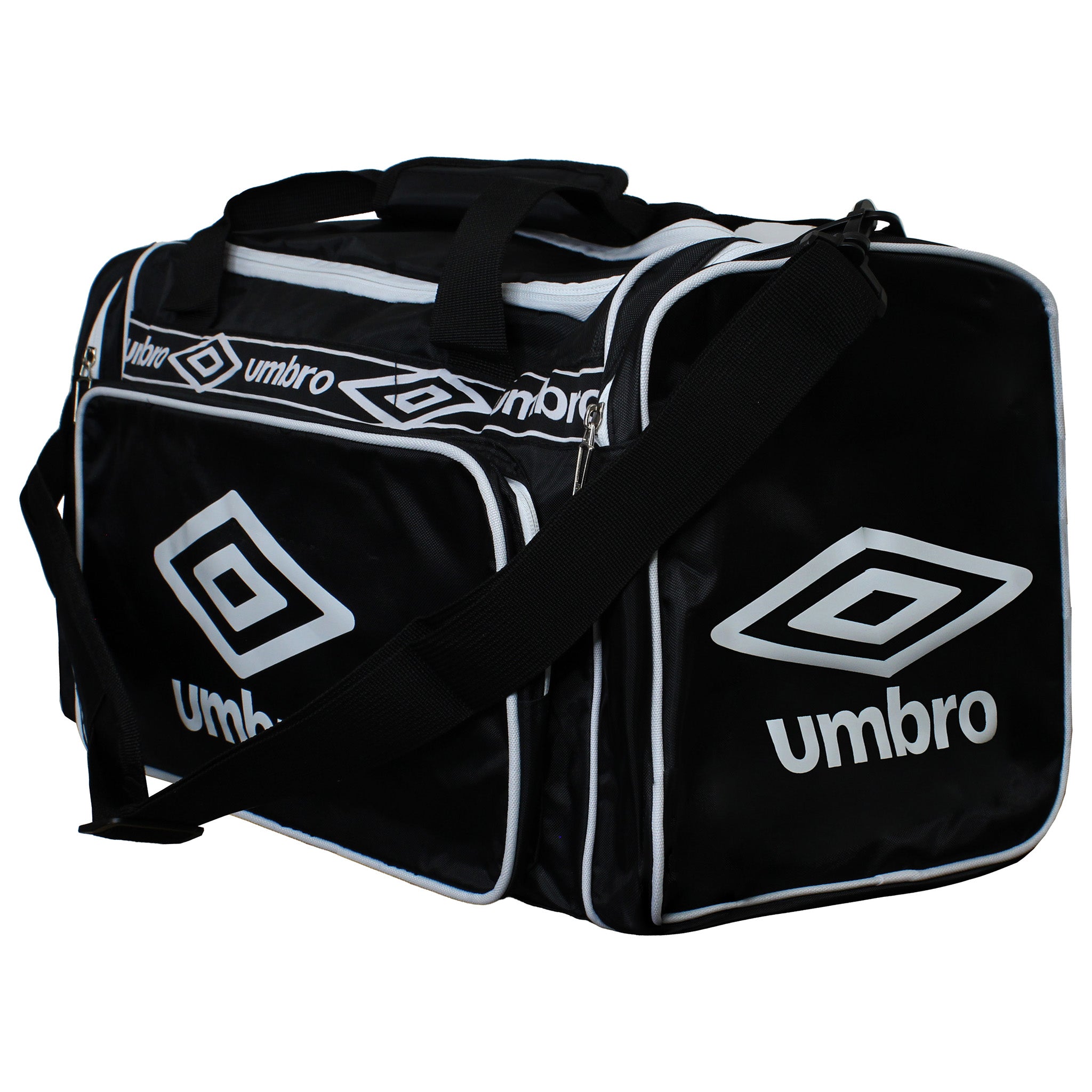 Umbro Retro Black/White Holdall Bag