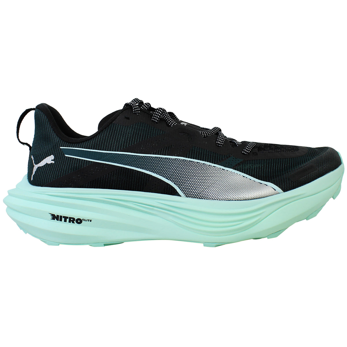 Puma Deviate Nitro Elite Trail Mens Black Running Shoes
