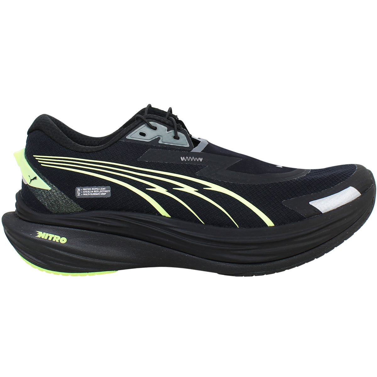 Puma Deviate Nitro 3 WTR+ Womens Black Running Shoes
