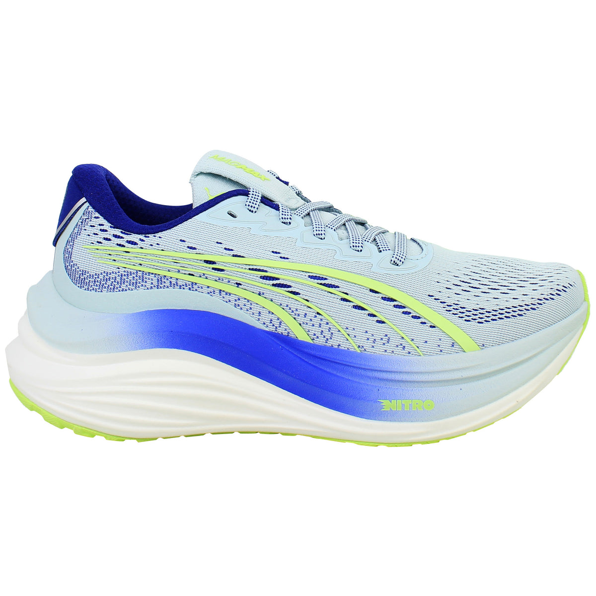 Puma MagMax Nitro Womens Blue Running Shoes