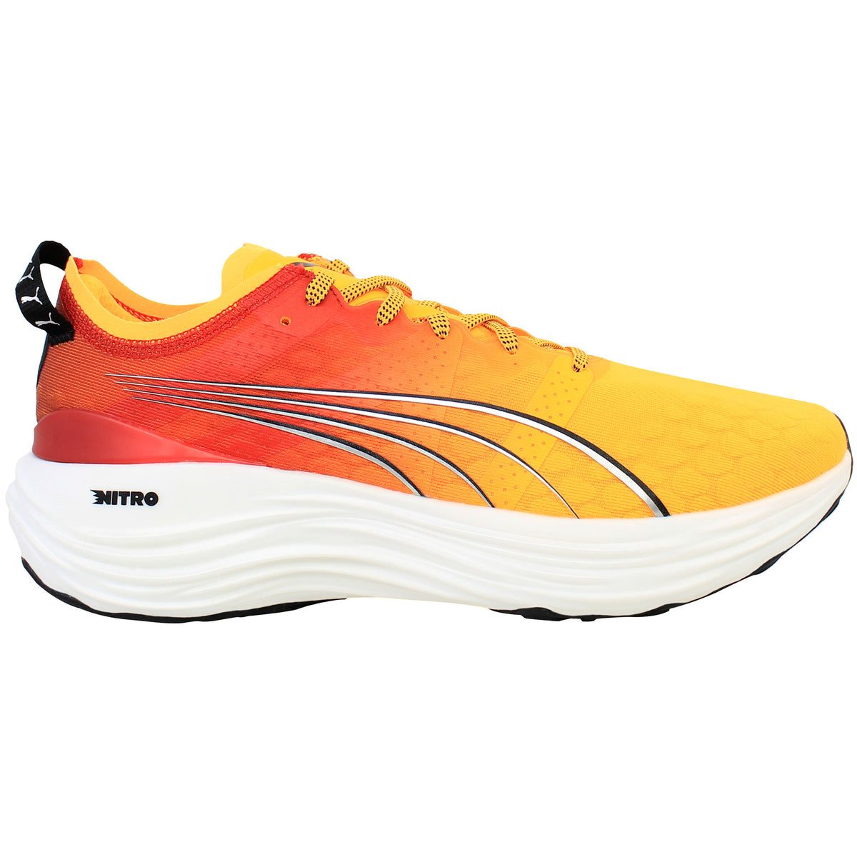 Puma ForeverRun Nitro Mens Yellow Running Shoes