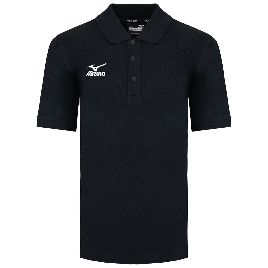 Mizuno Pro Mens Black Golf Polo Shirt