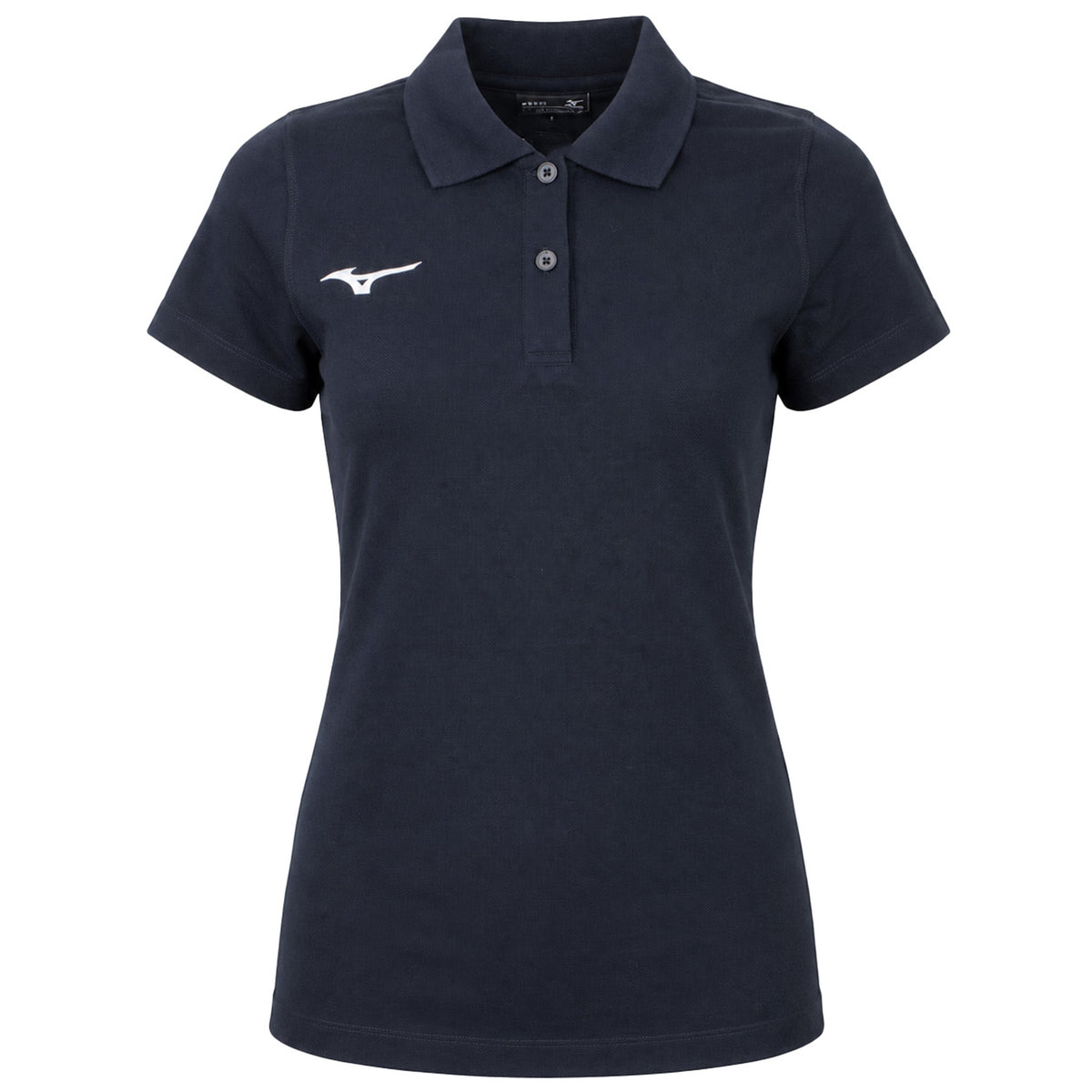 Mizuno Shizuoka Womens Black Polo Shirt