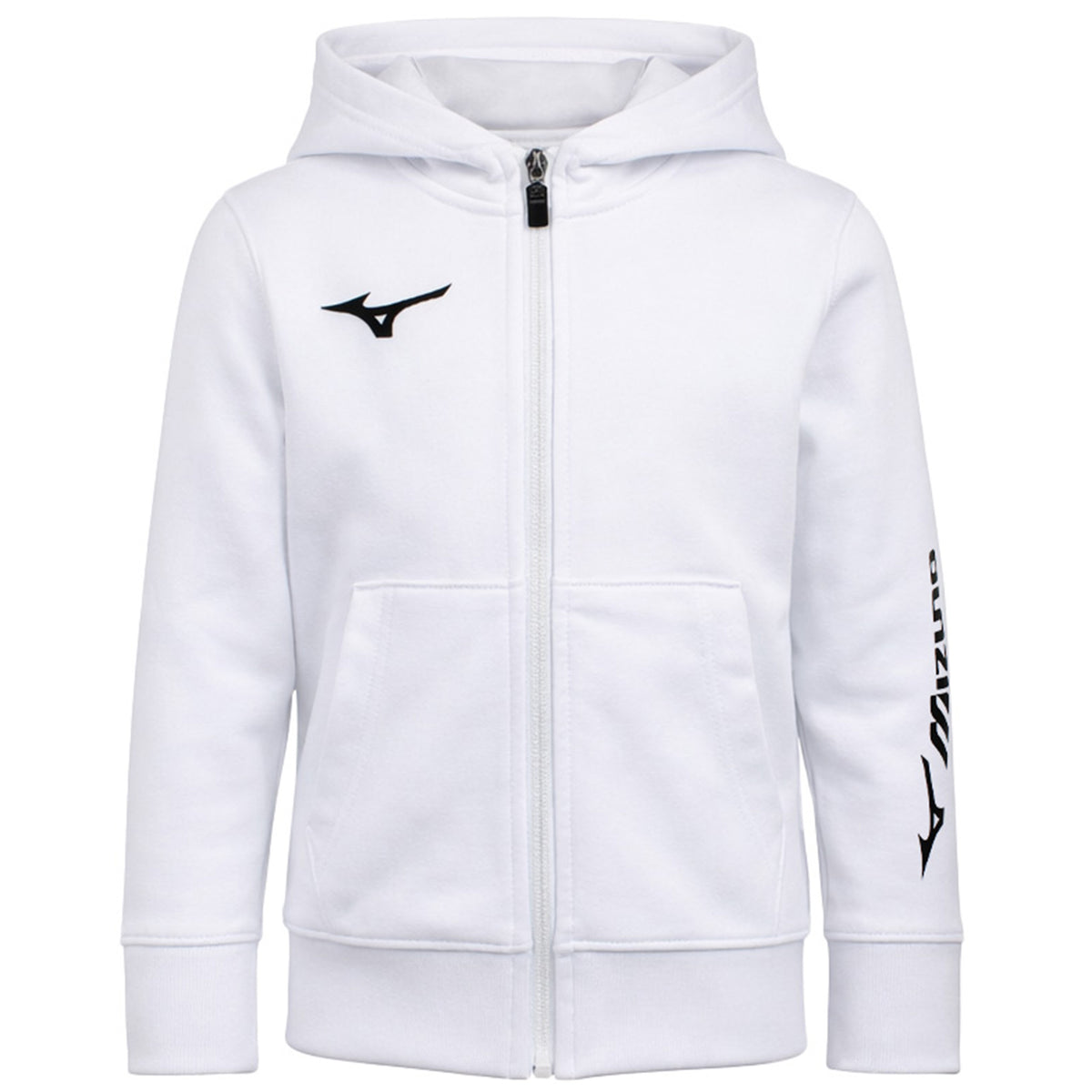 Mizuno Terry FZ Kids White Track Jacket