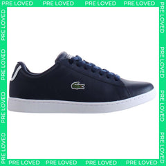 Lacoste Carnaby Evo BL 1 SPW Womens Navy Blue Trainers NO BOX