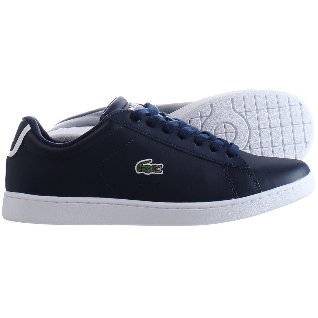 Lacoste Carnaby Evo BL 1 SPW Womens Navy Blue Trainers