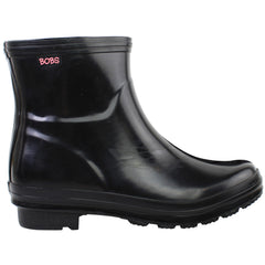 Skechers Neon Puddles Womens Black Wellington Boots