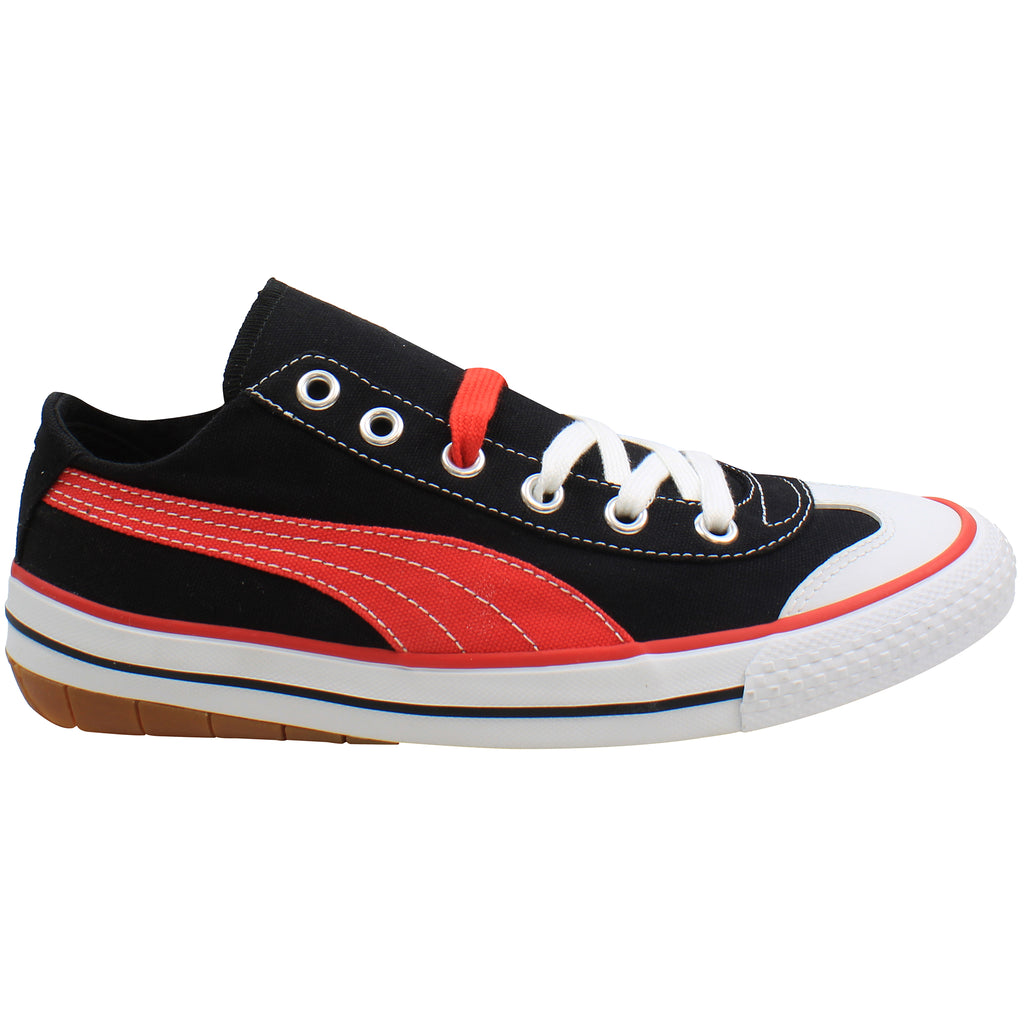 Puma 917 Mens Black/Red Plimsolls