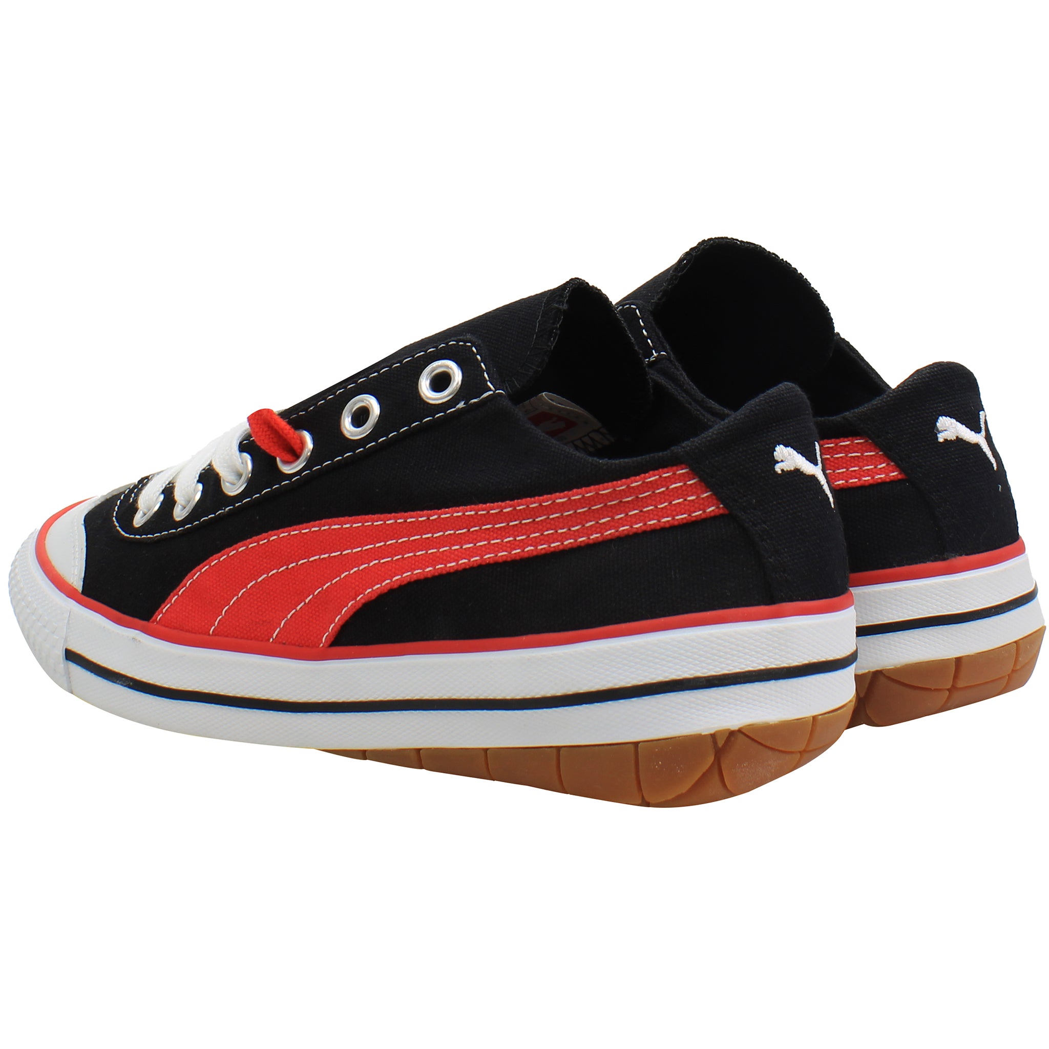 Puma 917 Mens Black/Red Plimsolls