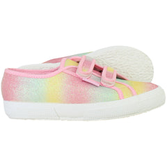 Superga Iridescent Microglitter Kids Multicolour Plimsolls