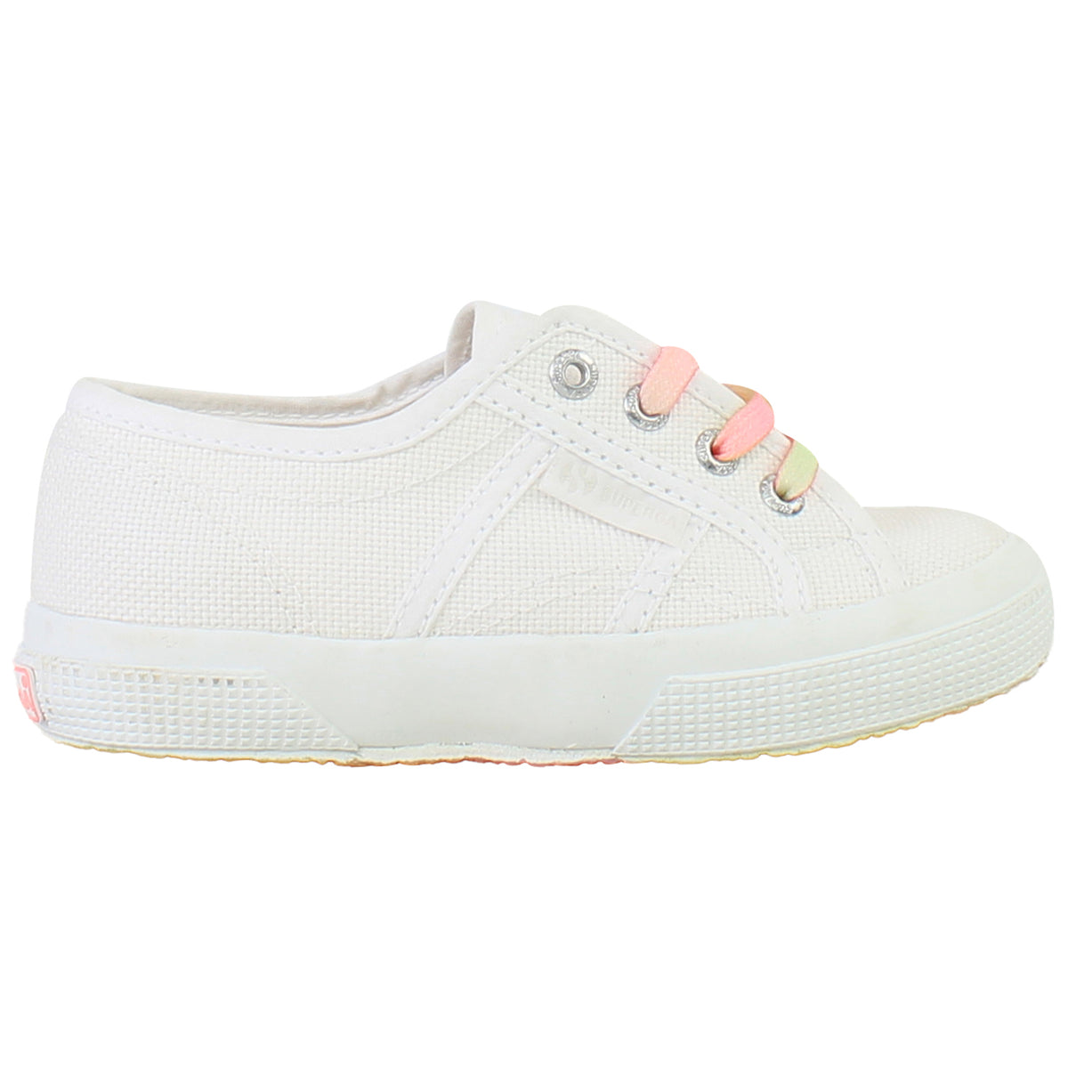 Superga 2750 Shaded Kids White Plimsolls