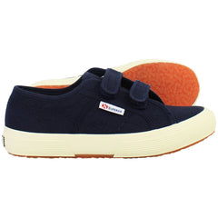 Superga Cotjstrap Classic Kids Navy Plimsolls