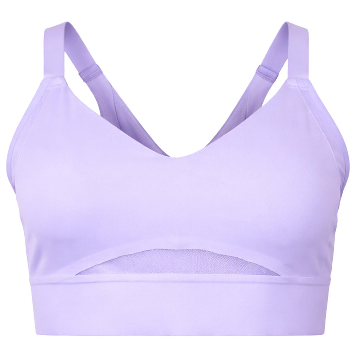 Brooks Drive Interlace Run Womens Purple Sports Bra