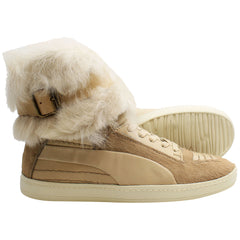 Puma Alexander McQueen Womens Beige Trainers