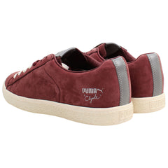 Puma Clyde X Undefeated Luxe 2 Mens Burgundy Trainers