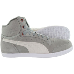 Puma Glyde Court Fur Womens Grey Trainers