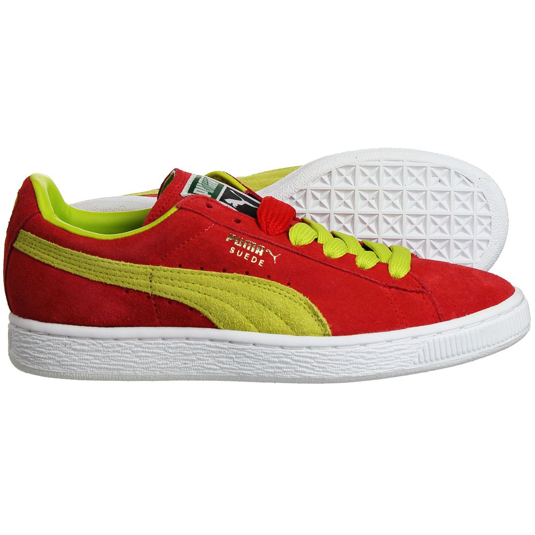 Puma Classic+ Mens Red Trainers