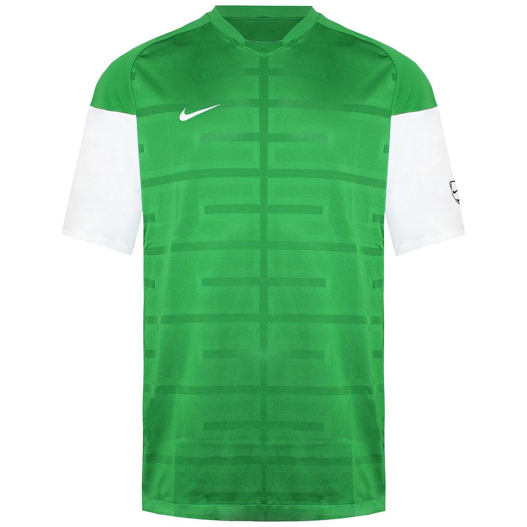 Nike Logo Mens Green/White Football Top