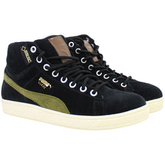 Puma Suede Mid Classic+ GTX Mens Black Trainers