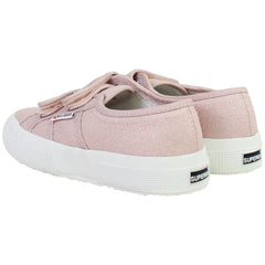 Superga Glitter Kids Pink Plimsolls