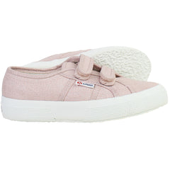 Superga Glitter Kids Pink Plimsolls