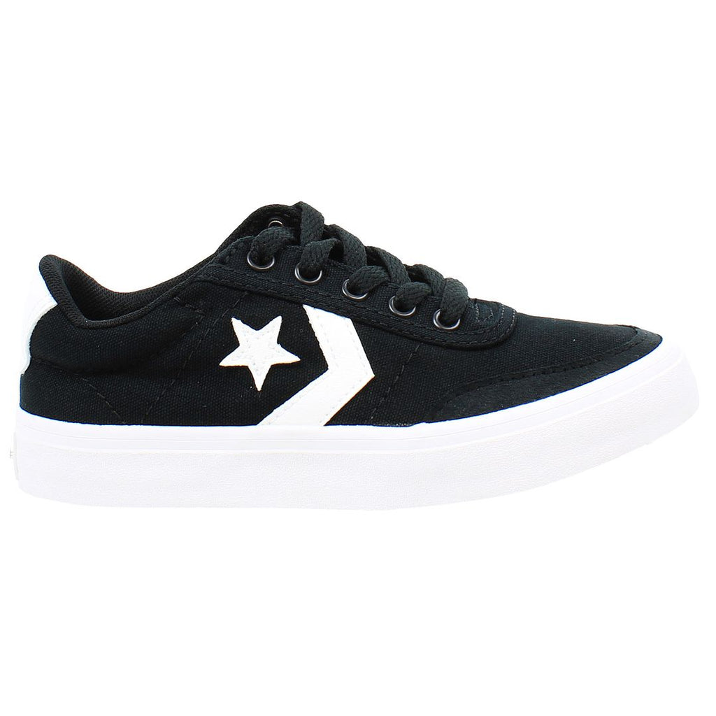 Converse Courtlandt OX Kids Black Plimsolls