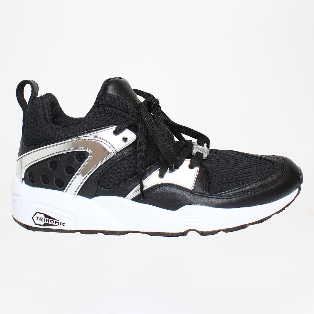 Puma Trinomic Blaze Of Glory Metallic Mens Black Trainers NO BOX