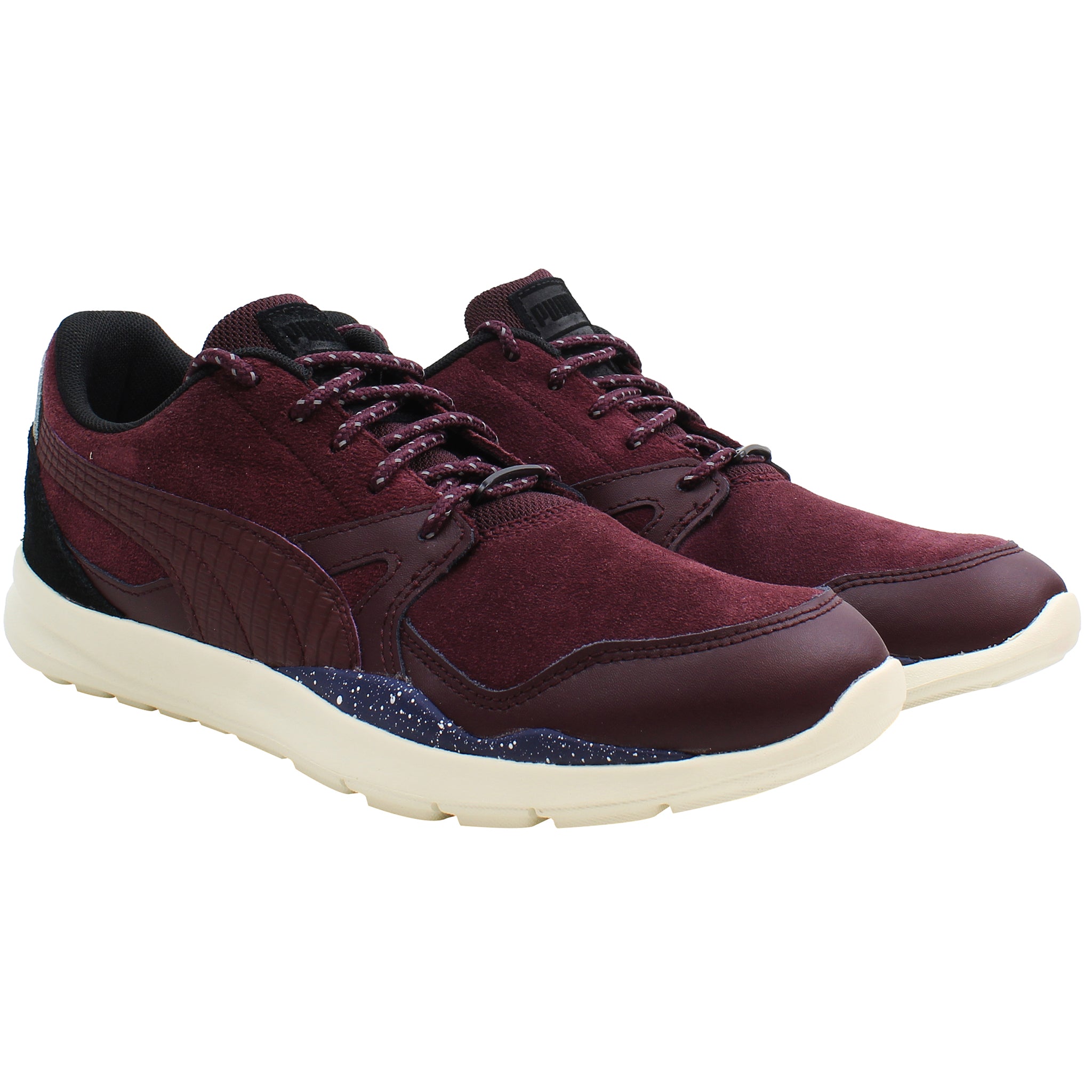 Puma Duplex Evo Mens Burgundy Trainers