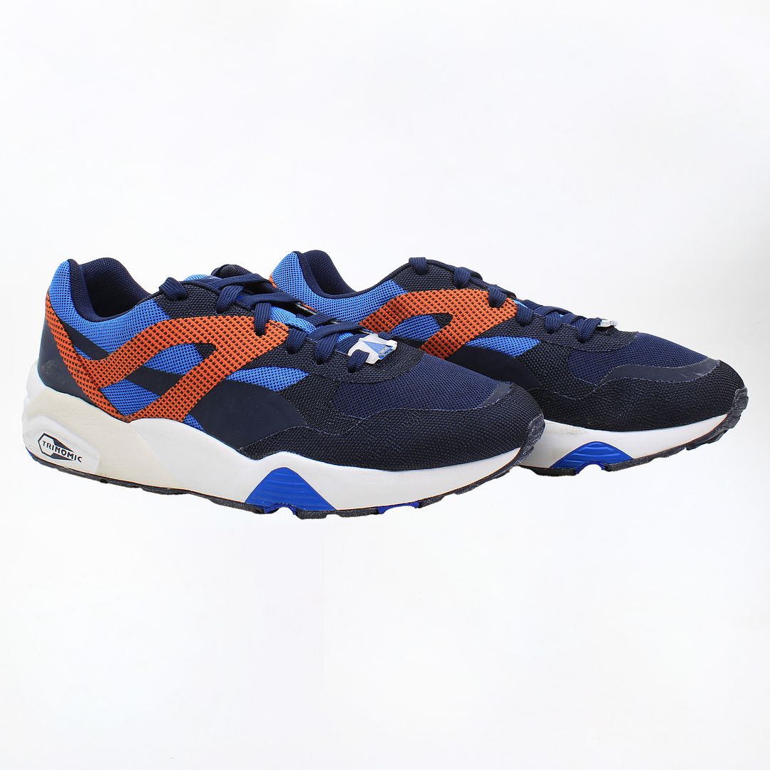 Puma R698 Progressive Mens Navy Trainers NO BOX