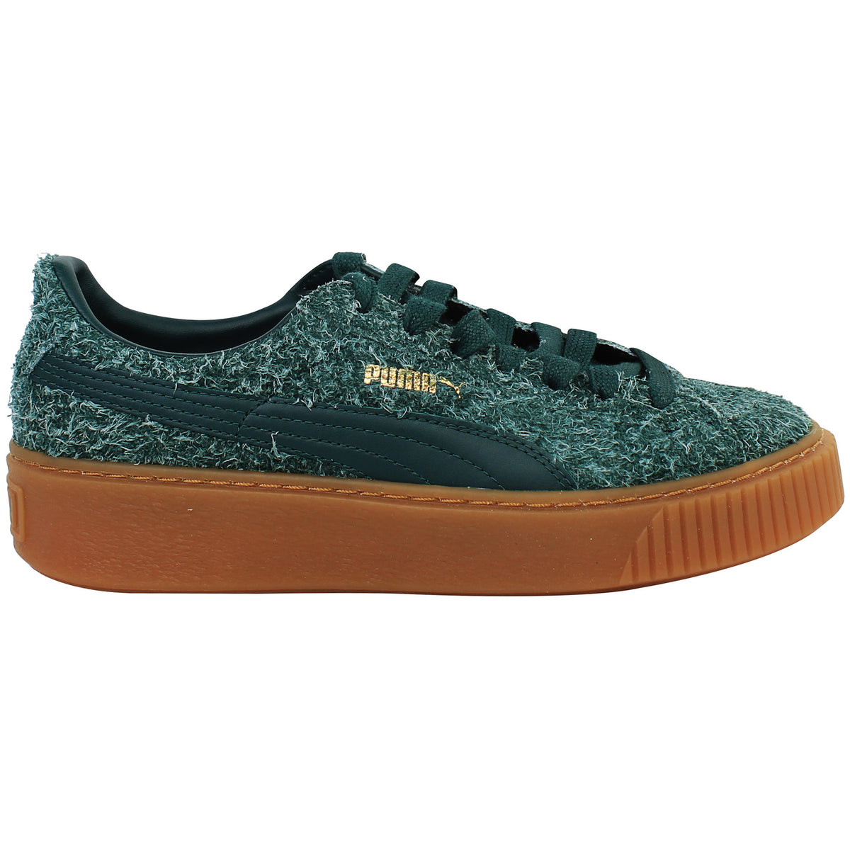 Puma Platform Elemental Womens Green Trainers